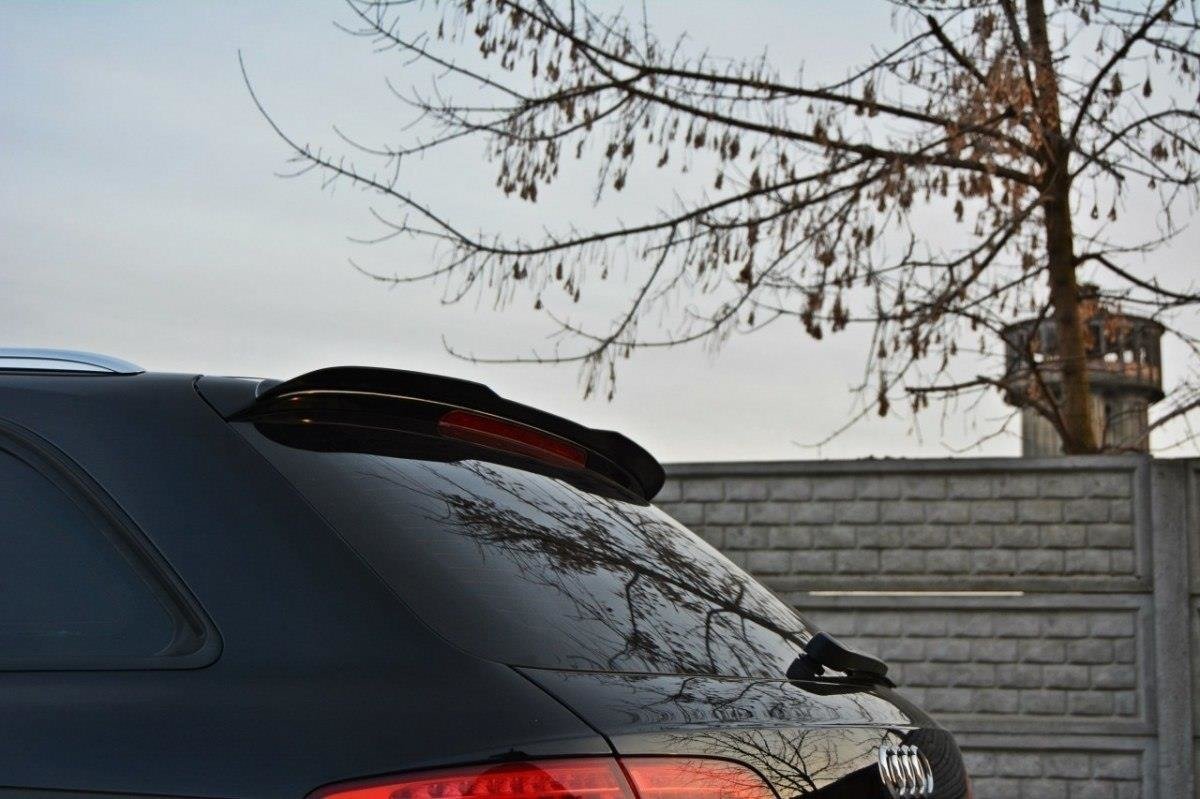 Spoiler CAP für Audi A4 B8 / B8 FL Avant schwarz Hochglanz – Oldtimer Thimm
