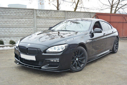 Front Ansatz für BMW 6er Gran Coupé M Paket schwarz Hochglanz