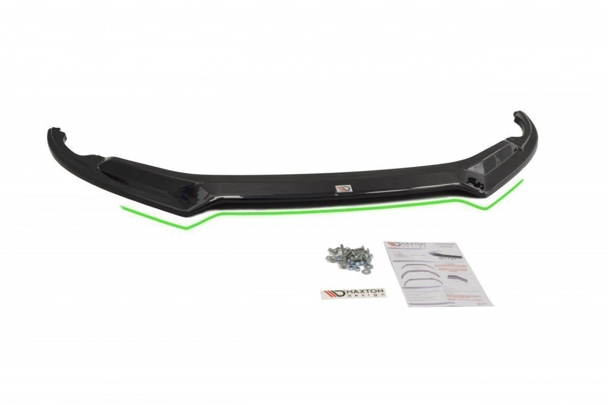 Front Ansatz V.2 für Audi R8 Mk.2 schwarz Hochglanz