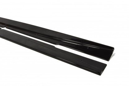 Seitenschweller Ansatz für MERCEDES CLS C219 Carbon Look