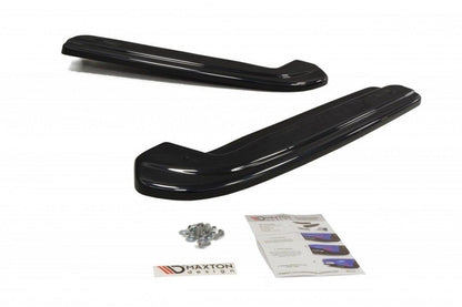 Heck Ansatz Flaps Diffusor für HONDA ACCORD VII TYPE-S schwarz Hochglanz