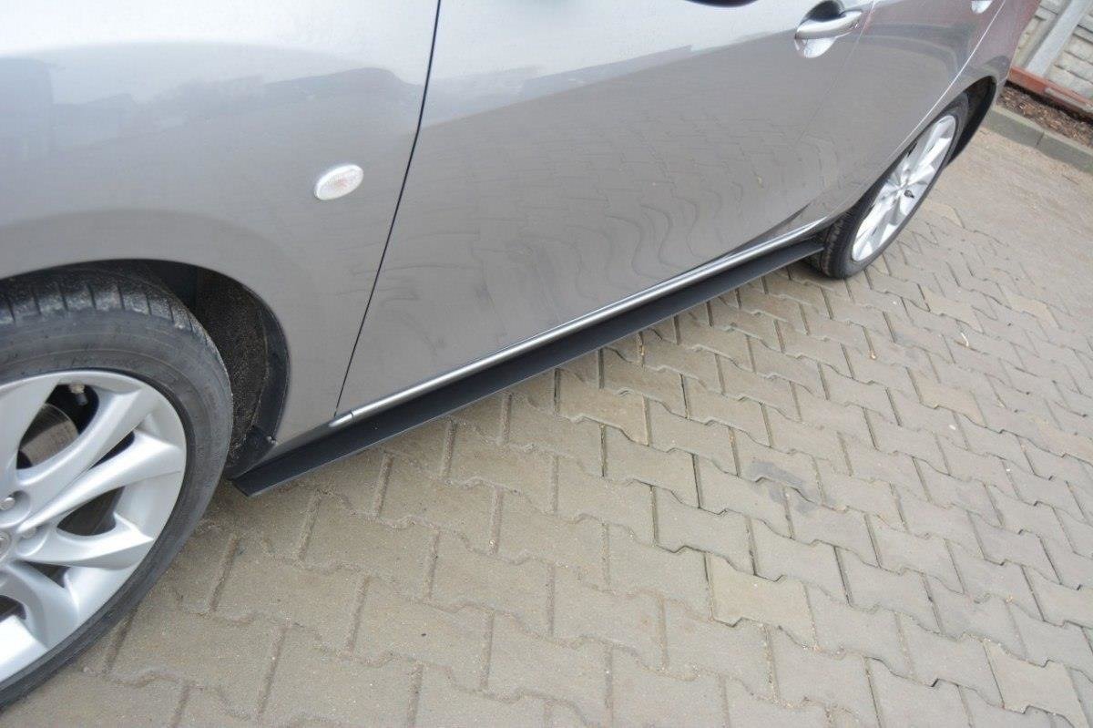 Racing Seitenschweller Ansatz MAZDA 3 MK2 SPORT (vor Facelift)