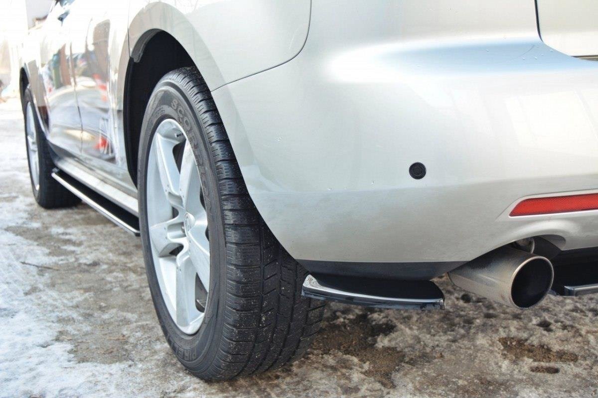 Heck Ansatz Flaps Diffusor für MAZDA CX-7 Carbon Look