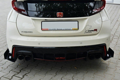 SPORT Heck Ansatz Flaps Diffusor für HONDA CIVIC IX TYPE R