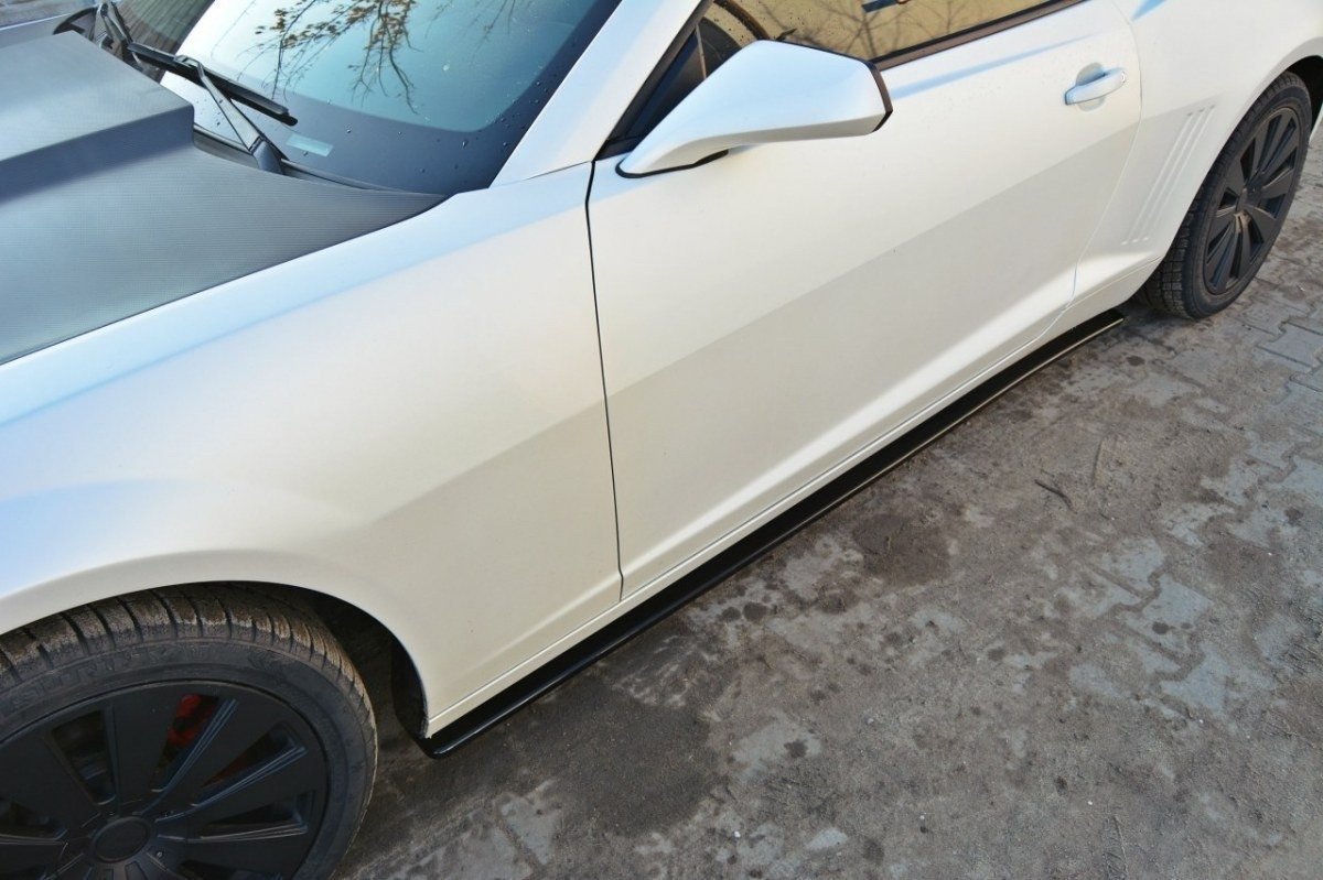 Seitenschweller Ansatz für CHEVROLET CAMARO V SS - US, EU VERSION (vor Facelift) Carbon Look