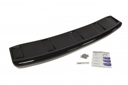 Mittlerer Diffusor Heck Ansatz für AUDI A7 S-LINE (FACELIFT) im DTM LOOK Carbon Look