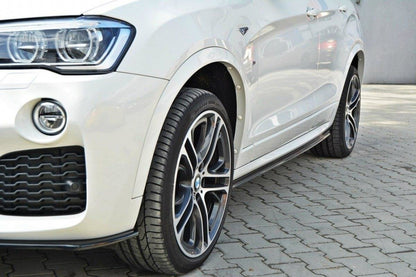 Seitenschweller Ansatz für BMW X4 M Paket Carbon Look