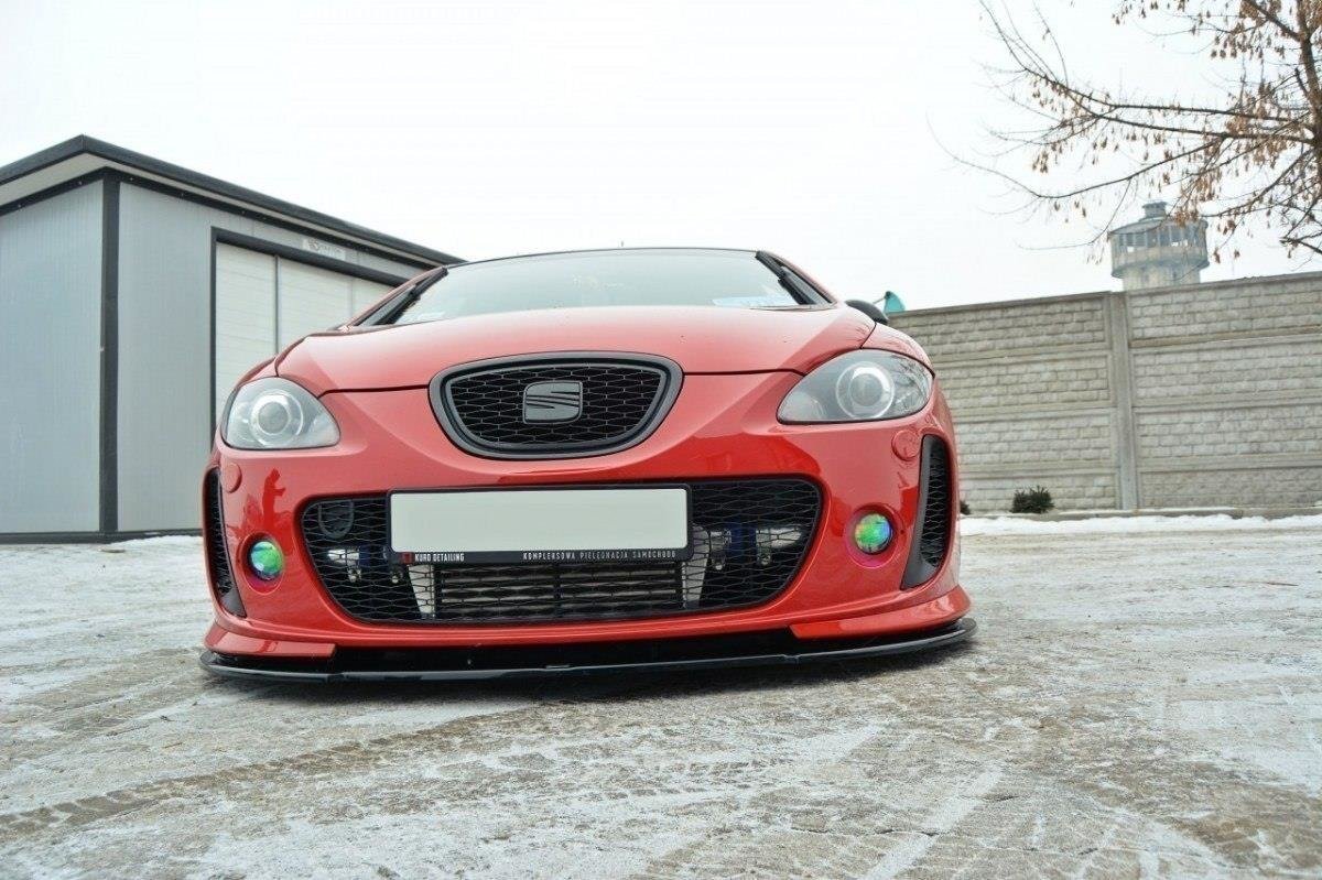 Front Ansatz für SEAT LEON MK2 MS DESIGN schwarz matt