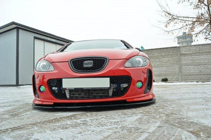 Front Ansatz für SEAT LEON MK2 MS DESIGN schwarz matt
