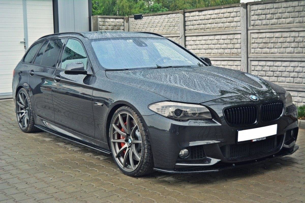 Seitenschweller Ansatz für BMW 5er F10/ F11 M-POWER/ M Paket schwarz matt