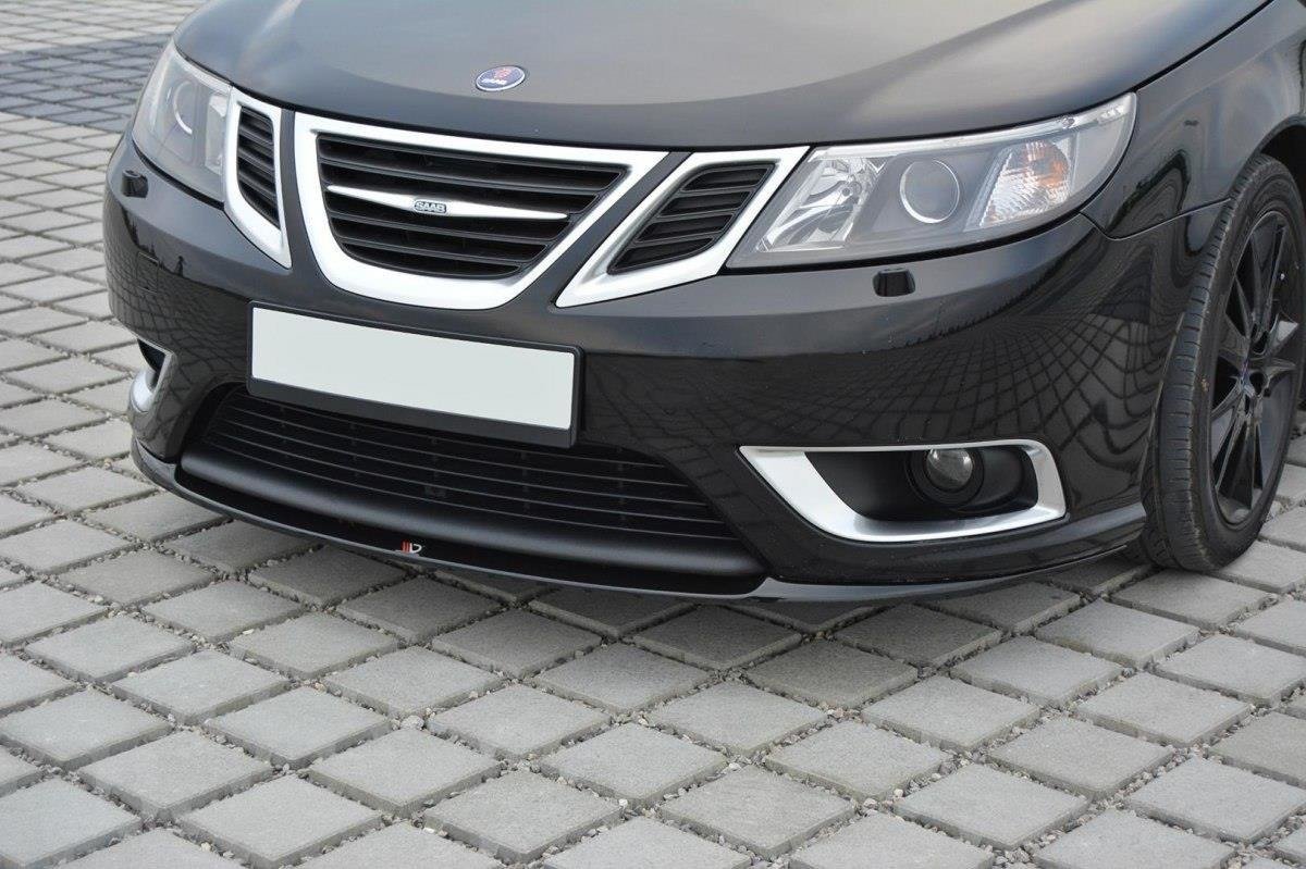 Front Ansatz für Saab 9-3 Aero Mk2 Facelift schwarz matt