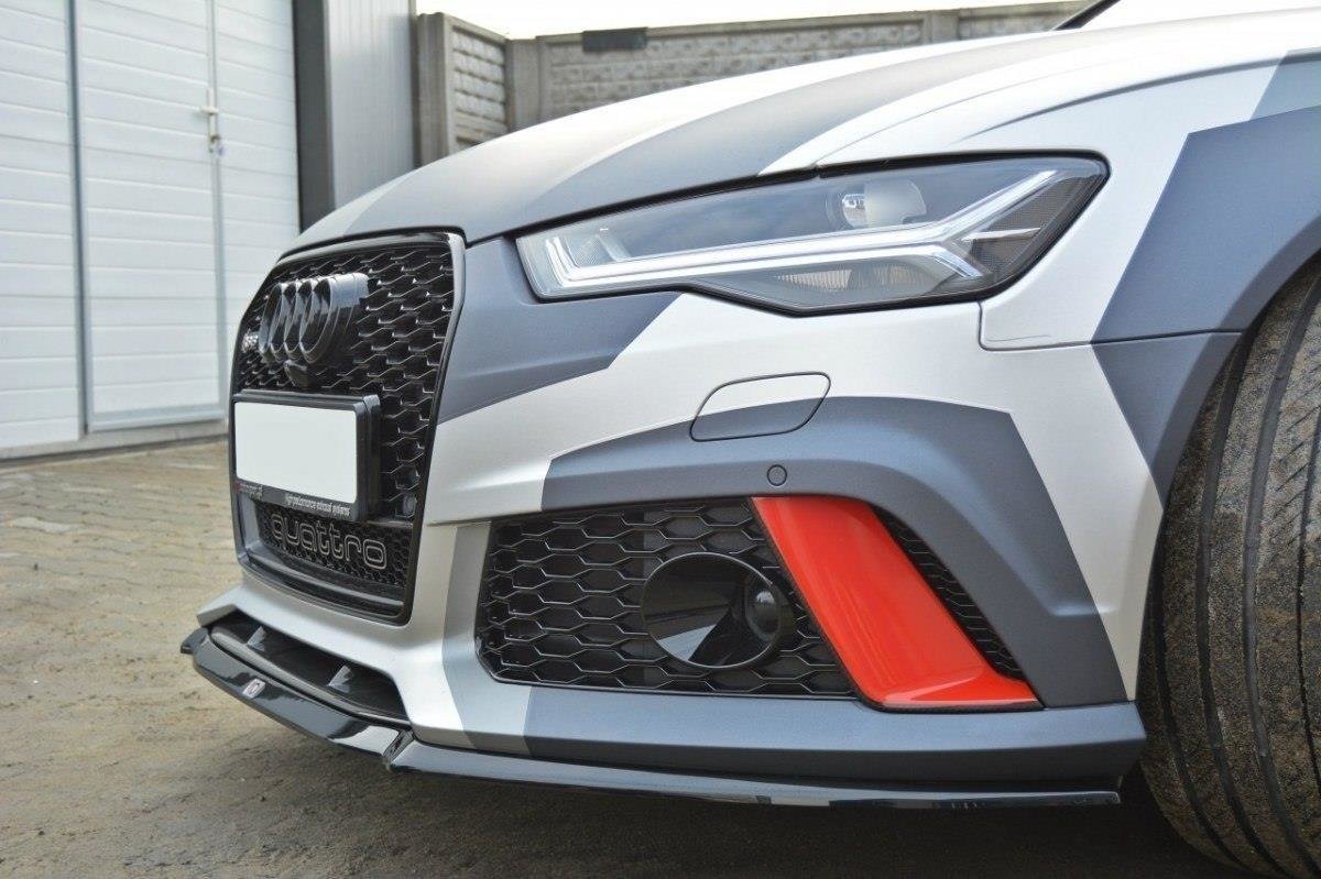 Front Ansatz V.2 für Audi RS6 C7 / C7 FL Carbon Look