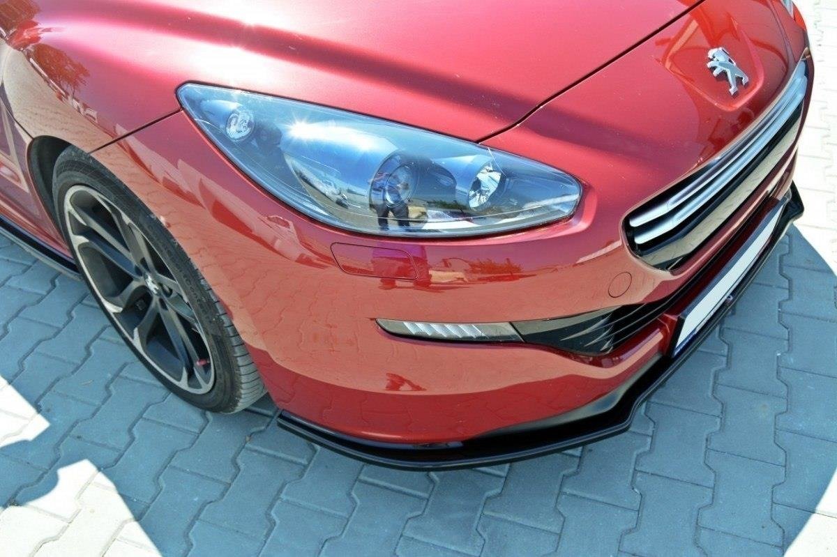 Front Ansatz V.1 für PEUGEOT RCZ FACELIFT schwarz matt