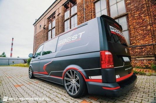 Spoiler CAP für VOLKSWAGEN T6 Carbon Look