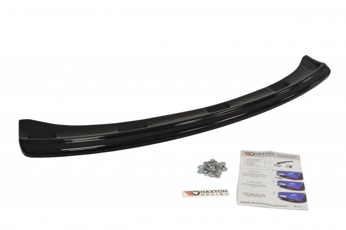 Mittlerer Diffusor Heck Ansatz für Audi A5 S-Line 8T FL Coupe / Sportback  schwarz matt