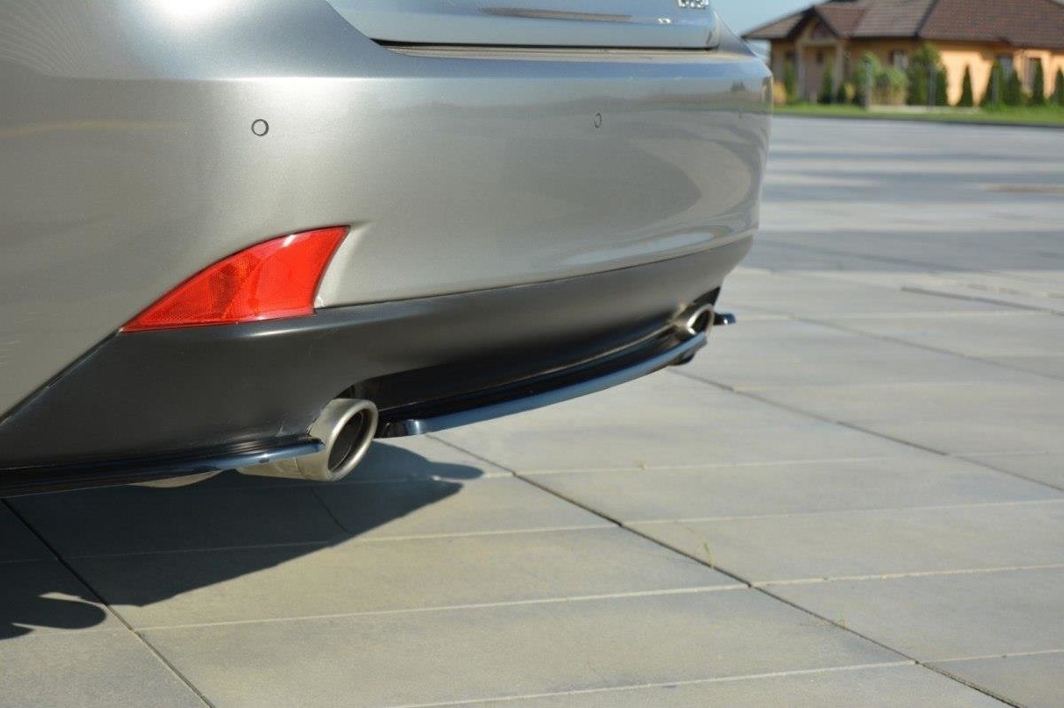 Mittlerer Diffusor Heck Ansatz für Lexus IS Mk3 T  Carbon Look