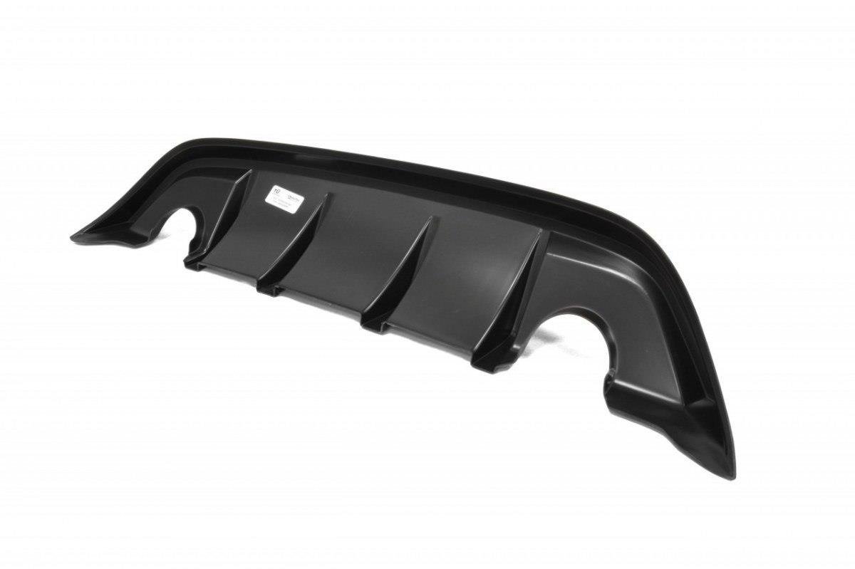 Diffusor Heck Ansatz für Ford Focus ST Mk2 FL schwarz Hochglanz