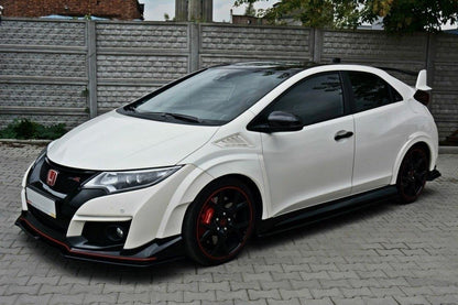 Front Ansatz für v.1 HONDA CIVIC IX TYPE R schwarz matt