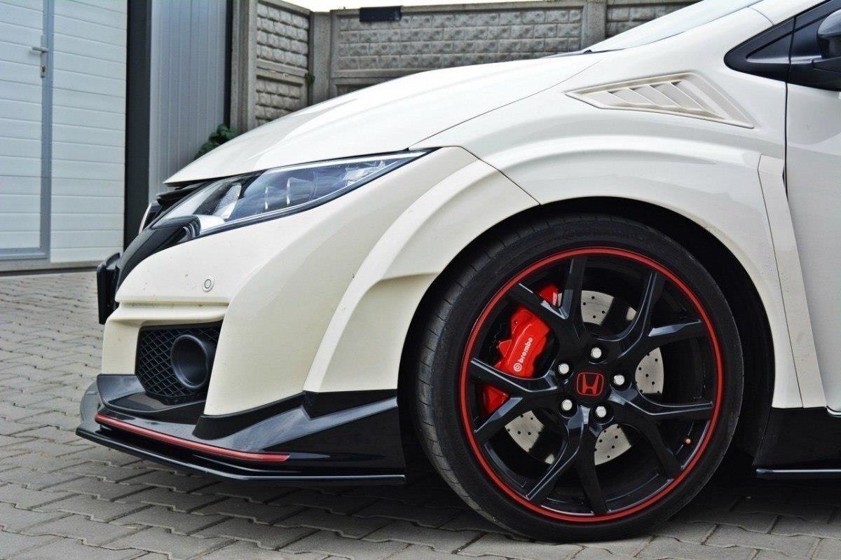 Front Ansatz für v.1 HONDA CIVIC IX TYPE R schwarz matt