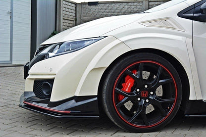 Front Ansatz für v.1 HONDA CIVIC IX TYPE R schwarz matt