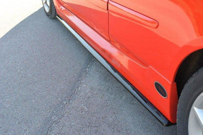 Seitenschweller Ansatz für FIAT STILO Schumacher ED Carbon Look