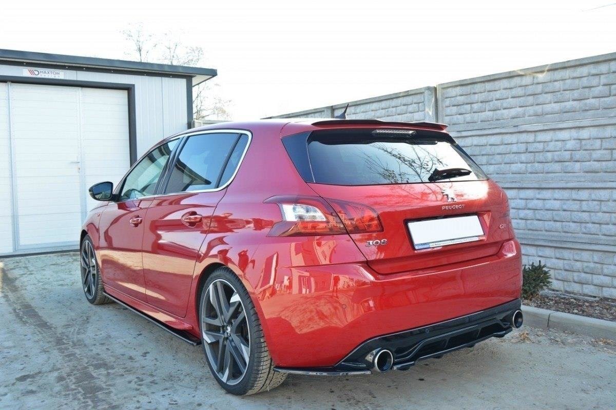 Spoiler CAP für PEUGEOT 308 II GTI schwarz matt