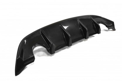 Diffusor Heck Ansatz für Ford Focus ST Mk2 FL schwarz Hochglanz