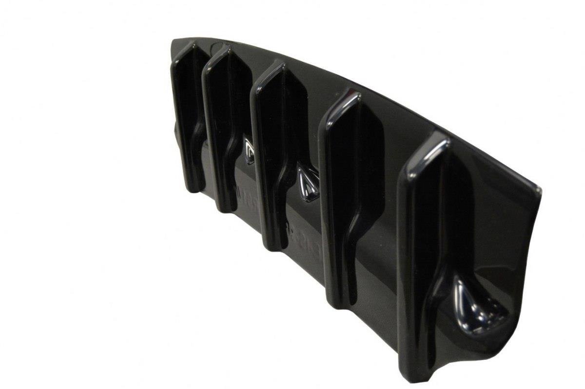 Diffusor Heck Ansatz für Lexus IS Mk3 Facelift T Carbon Look