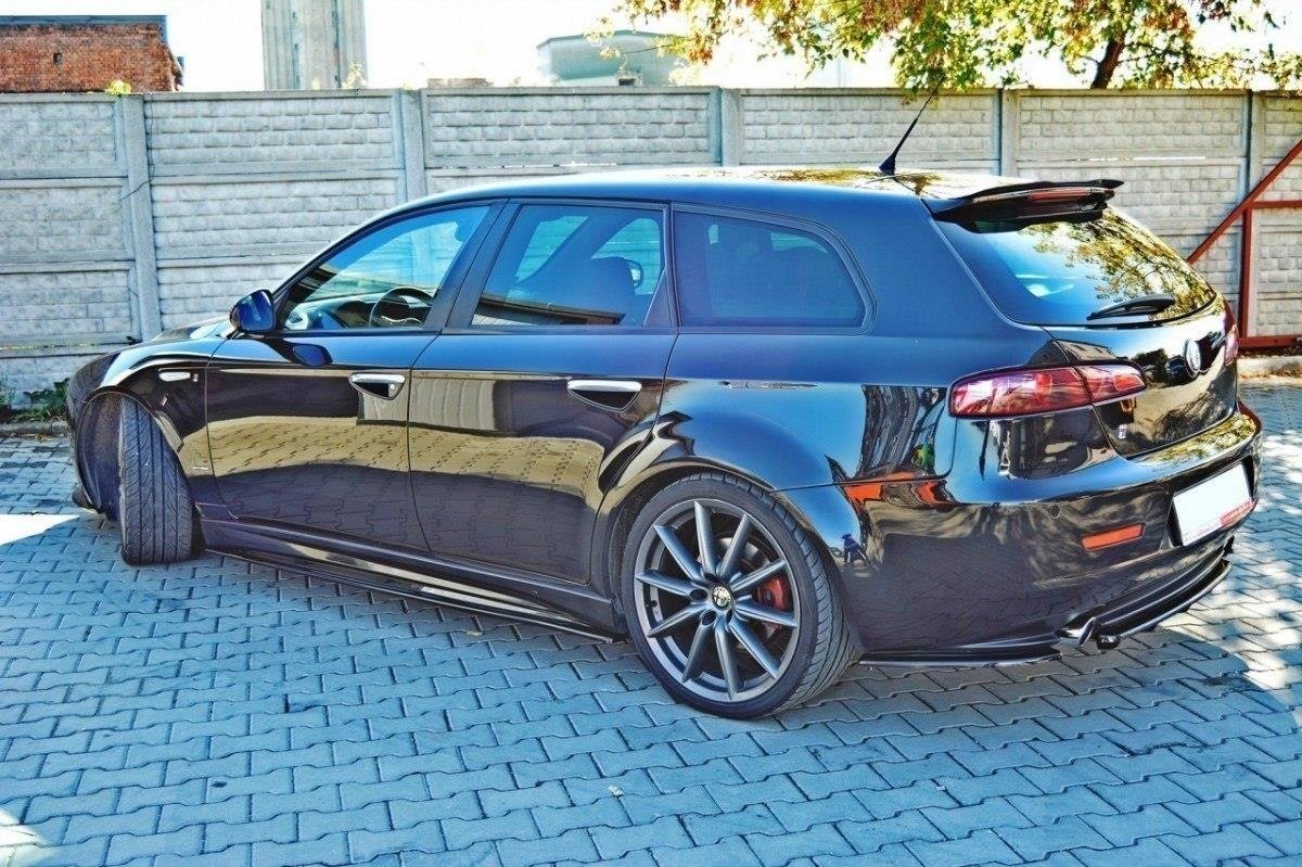 Spoiler CAP für ALFA ROMEO 159 Sportwagon schwarz matt