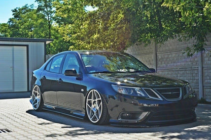 Front Ansatz für SAAB 9-3 TURBO X schwarz matt