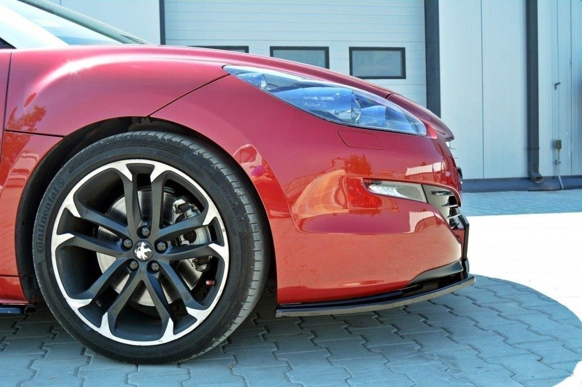 Front Ansatz V.1 für PEUGEOT RCZ FACELIFT schwarz matt