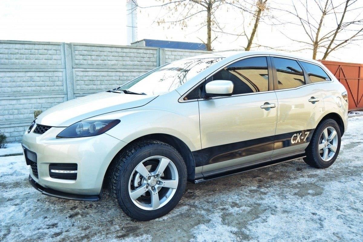 Seitenschweller Ansatz für MAZDA CX-7 Carbon Look