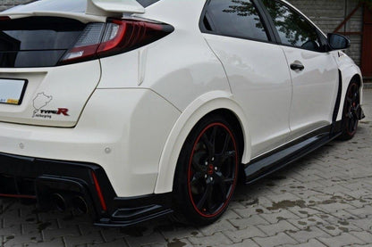 Seitenschweller Ansatz für HONDA CIVIC IX TYPE R schwarz matt