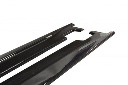 Seitenschweller Ansatz für KIA SPORTAGE mk4 GT-Line schwarz Hochglanz