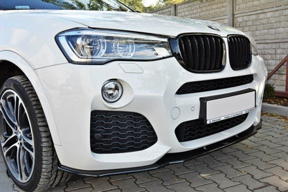 Front Ansatz für BMW X4 M Paket schwarz matt