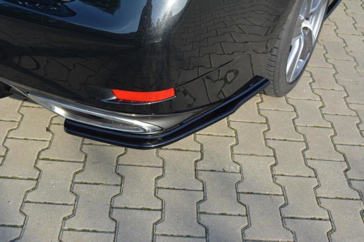 Heck Ansatz Flaps Diffusor für Lexus GS Mk4 Facelift T schwarz matt