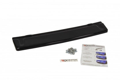 Mittlerer Diffusor Heck Ansatz für VW GOLF 7 R  schwarz matt