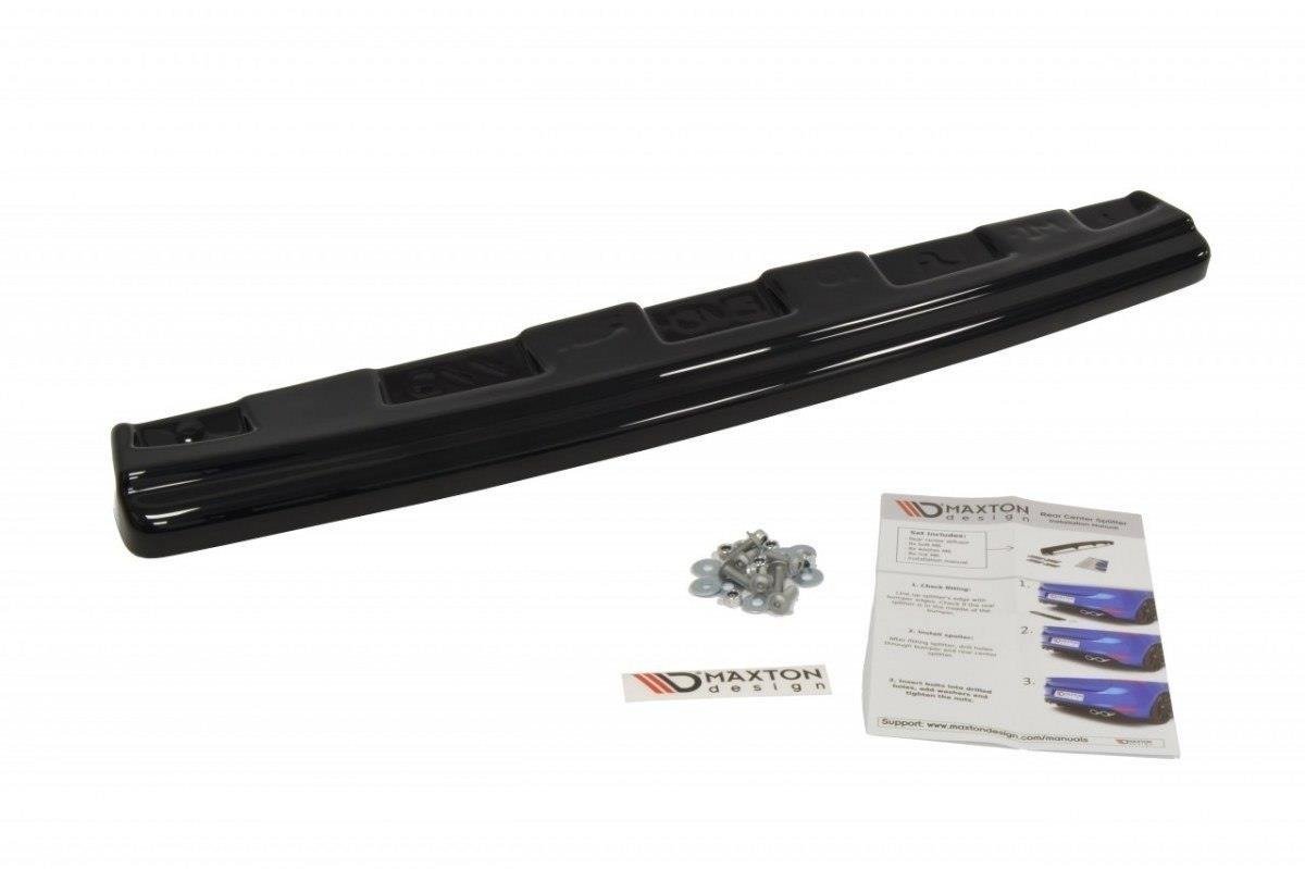 Mittlerer Diffusor Heck Ansatz für Mitsubishi Lancer Evo X  Carbon Look