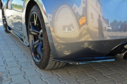 Heck Ansatz Flaps Diffusor für Nissan 370Z Carbon Look