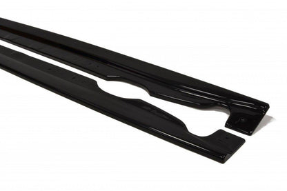 Seitenschweller Ansatz für BMW M3 E92 / E93 schwarz Hochglanz
