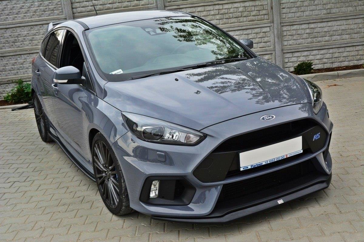 Front Ansatz V.2 für Ford Focus RS Mk3 schwarz Hochglanz