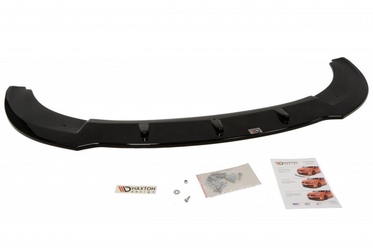 Front Ansatz für SEAT LEON MK2 CUPRA FR (vor Facelift) schwarz Hochglanz