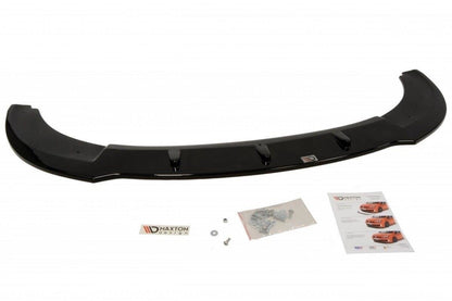Front Ansatz für SEAT LEON MK2 CUPRA FR (vor Facelift) schwarz Hochglanz