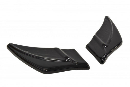 Heck Ansatz Flaps Diffusor für v.2 VW GOLF 7 R schwarz Hochglanz