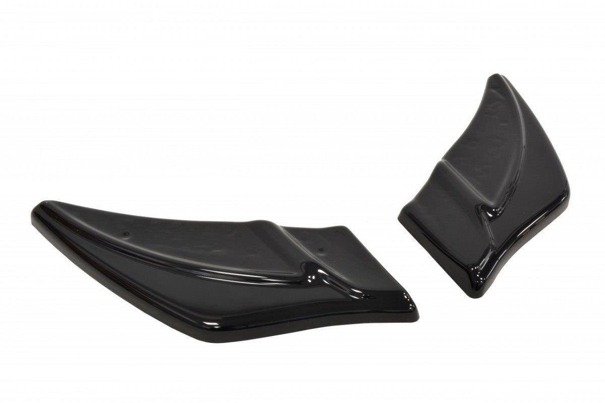 Heck Ansatz Flaps Diffusor für v.2 VW GOLF 7 R schwarz matt