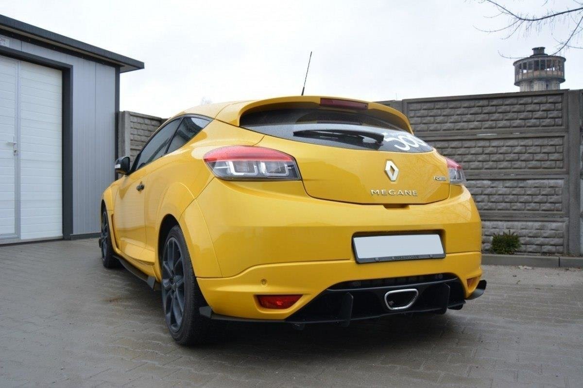 Heck Ansatz Flaps Diffusor für RENAULT MEGANE MK3 RS