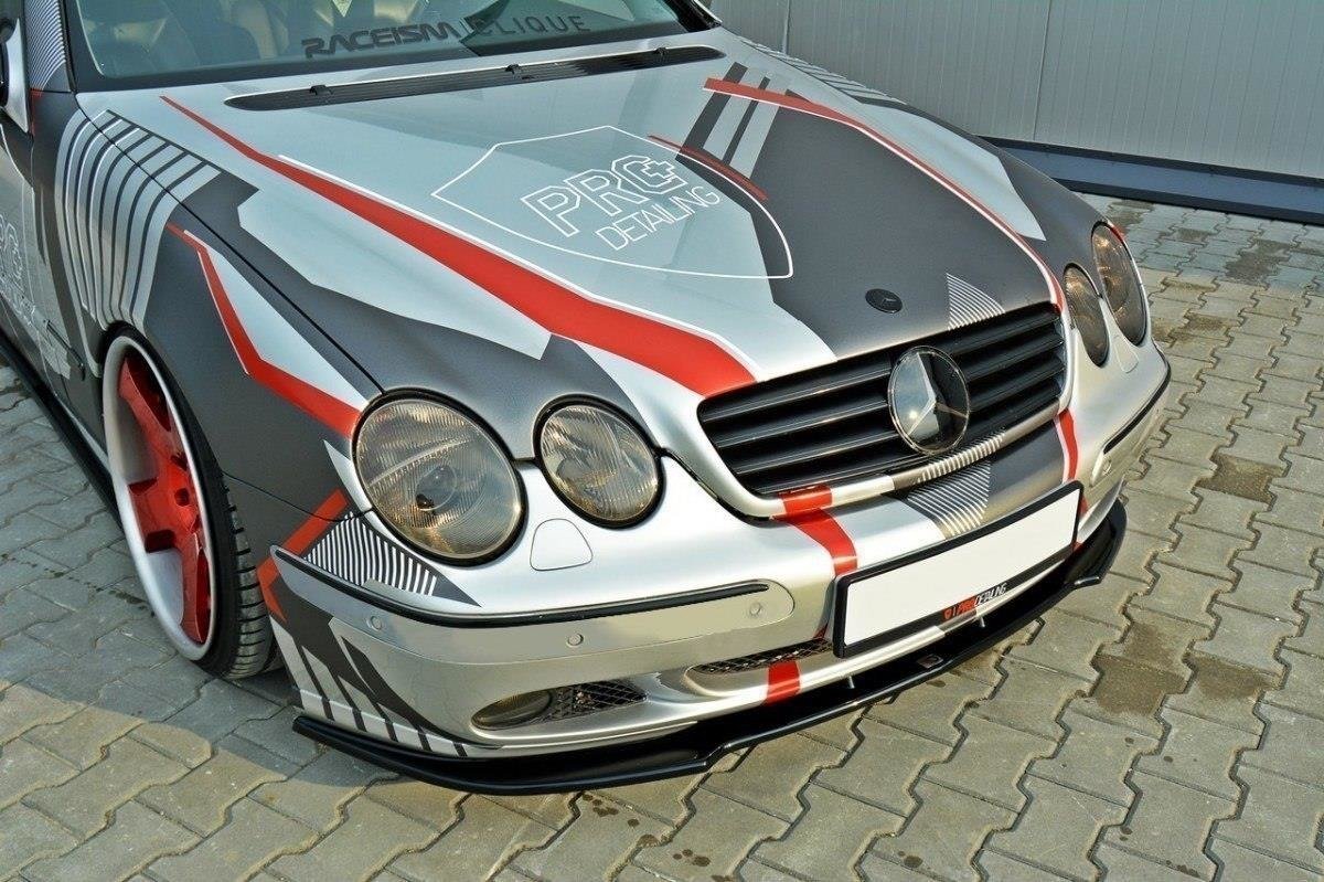 Front Ansatz für MERCEDES CL-KLASSE C215 schwarz Hochglanz