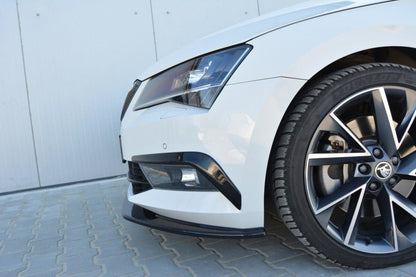 Rahmen Für Leuchten Skoda Superb Mk3 schwarz Hochglanz
