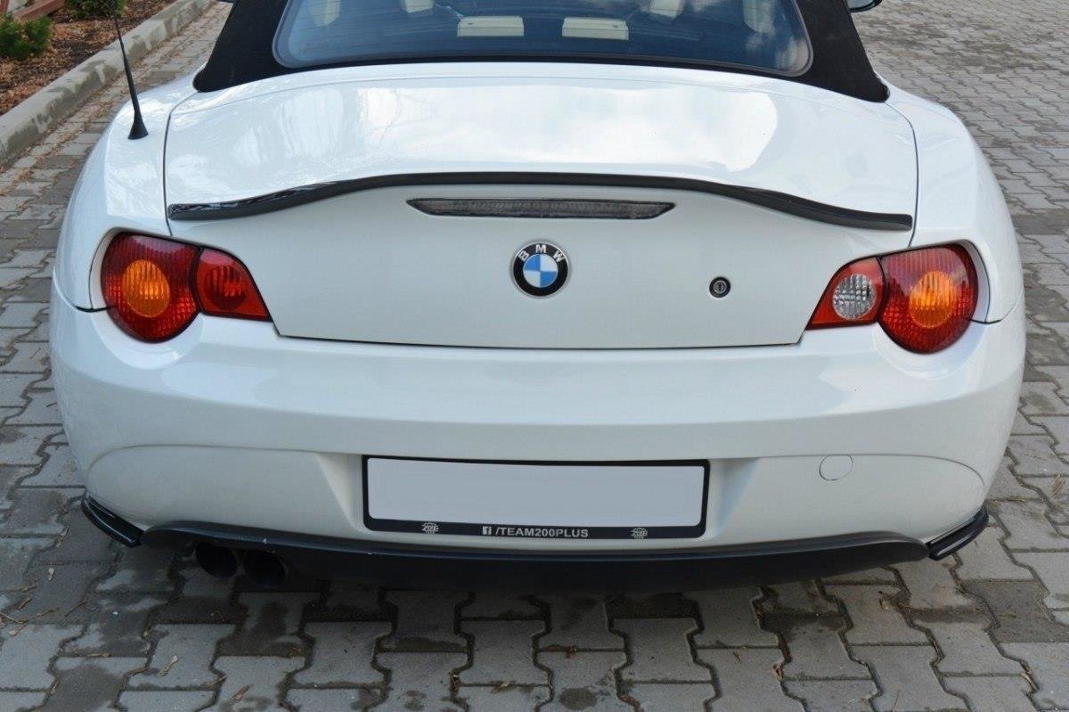 Heck Ansatz Flaps Diffusor für BMW Z4 E85 / E86 vor Facelift Carbon Look