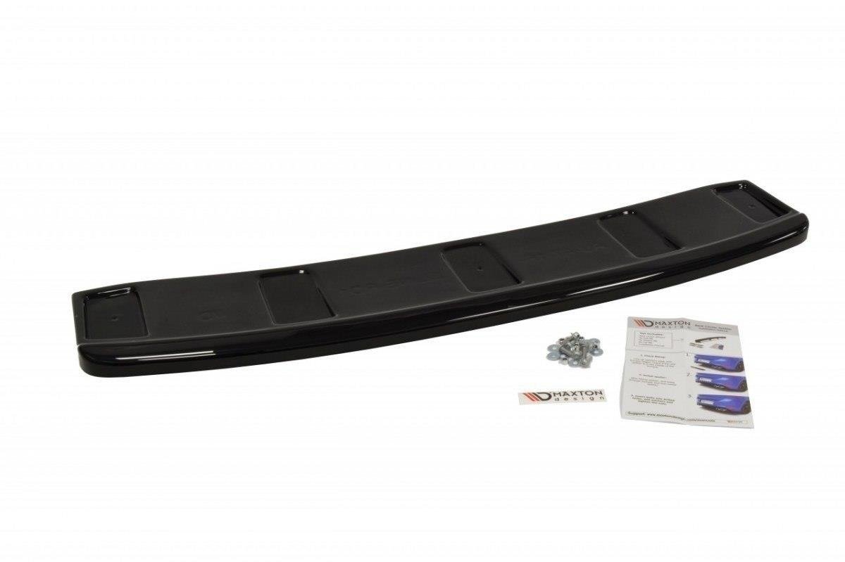 Mittlerer Diffusor Heck Ansatz für AUDI A7 S-LINE (FACELIFT)  schwarz Hochglanz